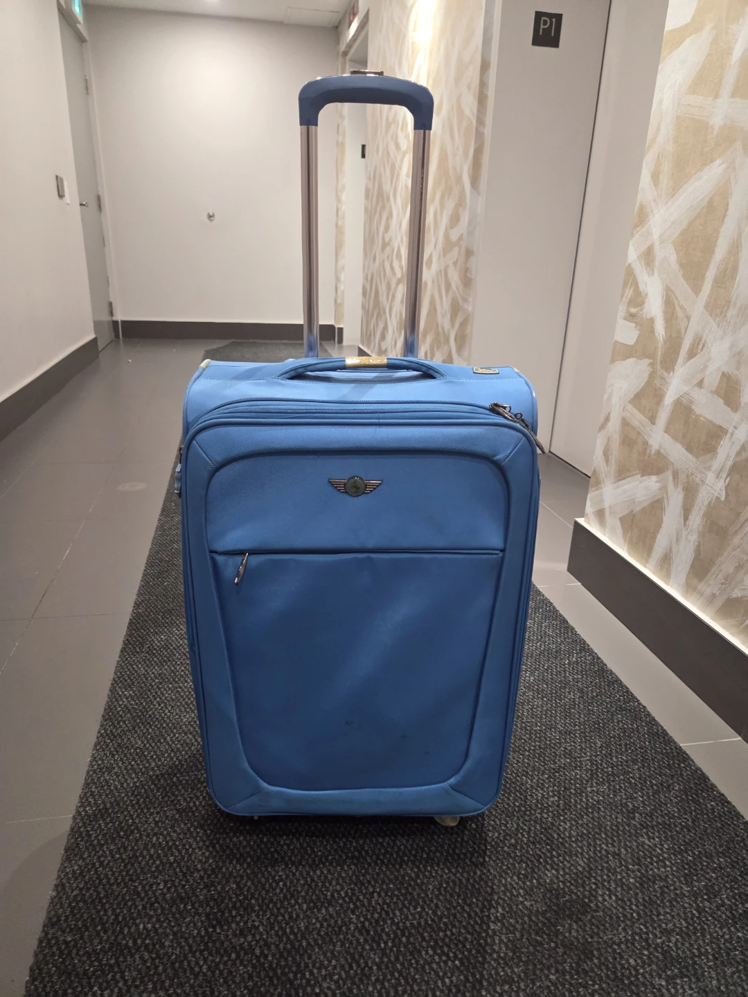 Blue Rolling Suitcase - photo 4