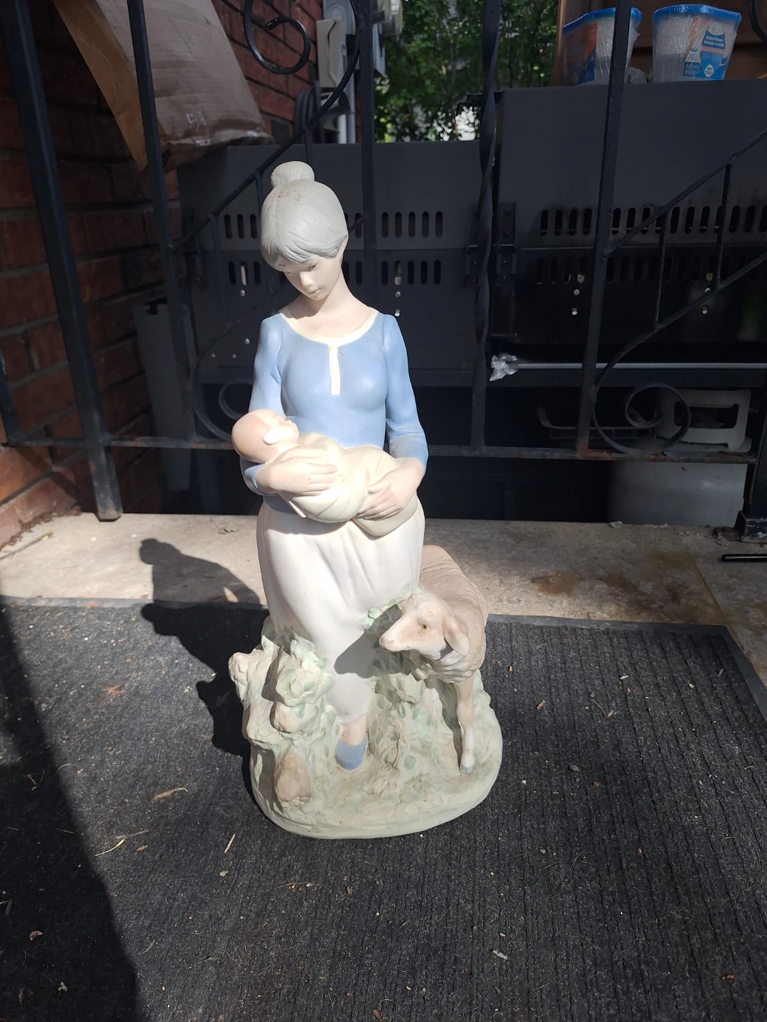 Ceramic Mother and Child Figurine - photo 2