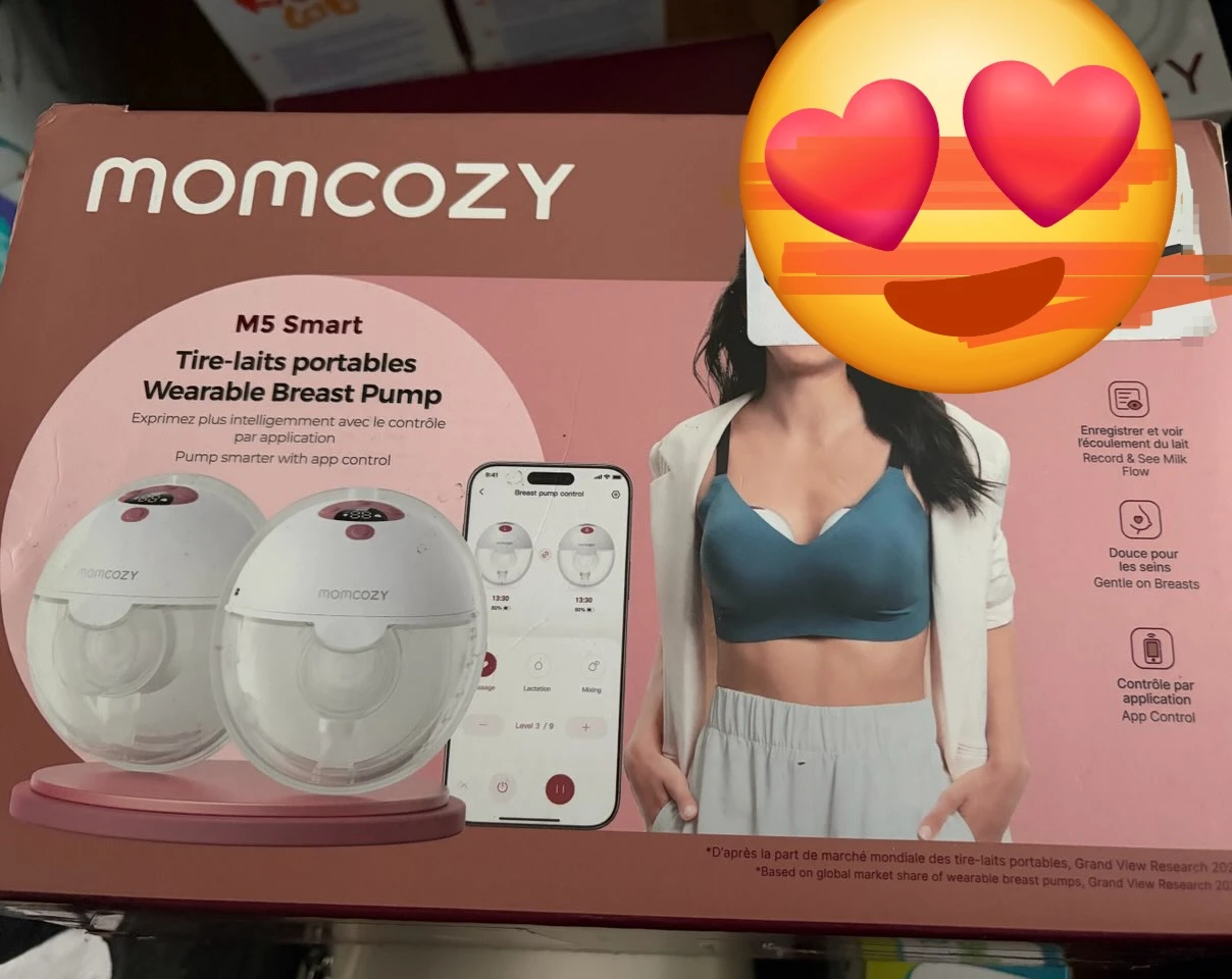 Momcozy M5 Smart Wearable Breast Pump