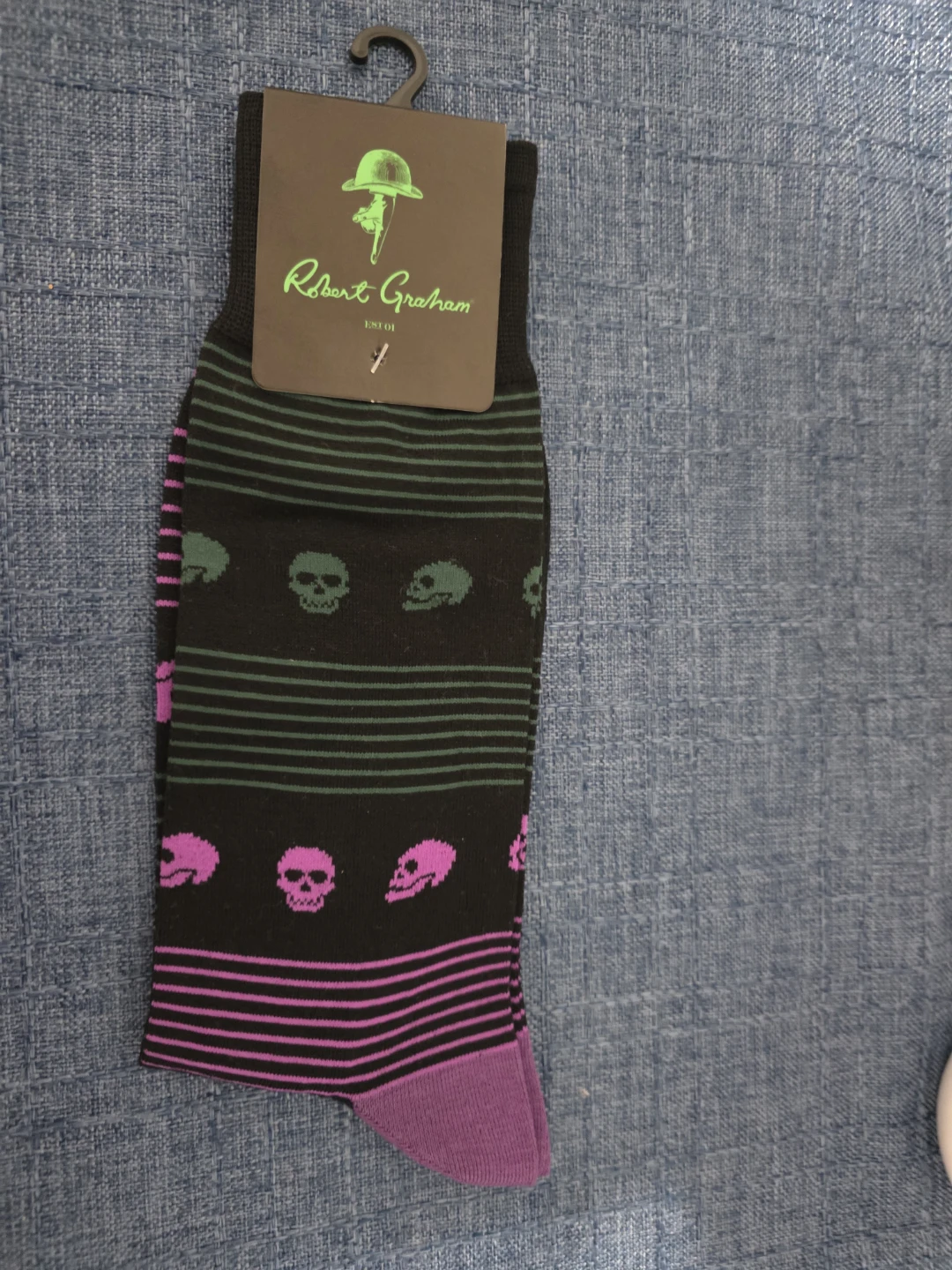 Robert Graham Skull Pattern Sock - photo 4