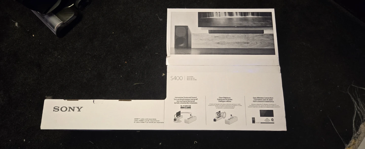 Sony S400 Sound Bar with Wireless Subwoofer - photo 2