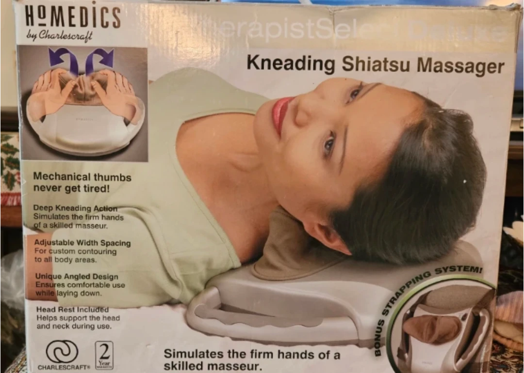 HoMedics TherapistSelect Deluxe Kneading Shiatsu Massager - photo 2