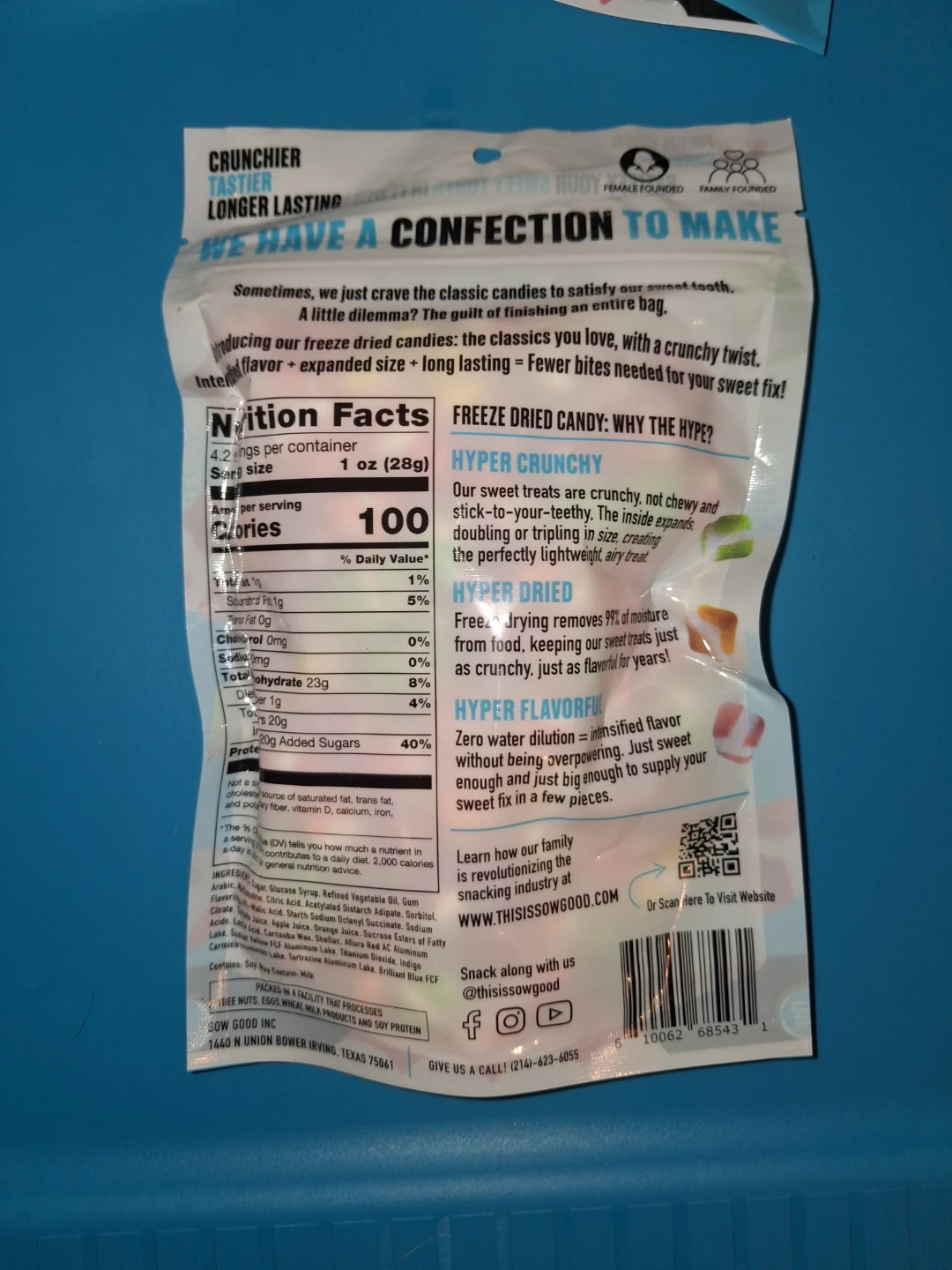 Sow Good Freeze Dried Sweet Squares - photo 2