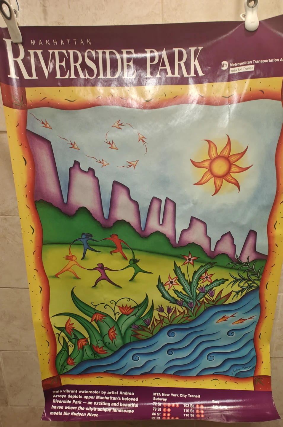 MTA Arts for Transit Riverside Park Poster