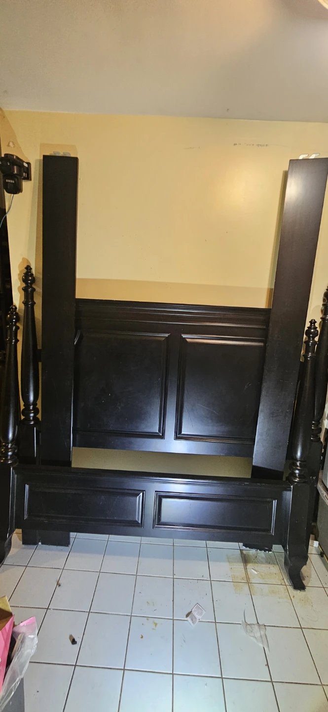 Black Four-Poster Bed Frame🏈 - photo 2