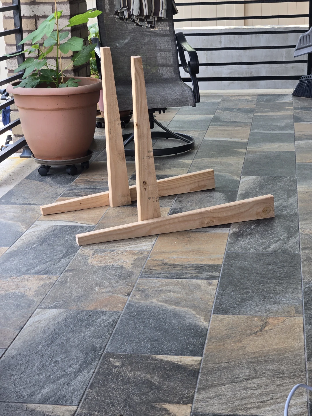 Handmade Wooden Patio Chair - photo 3