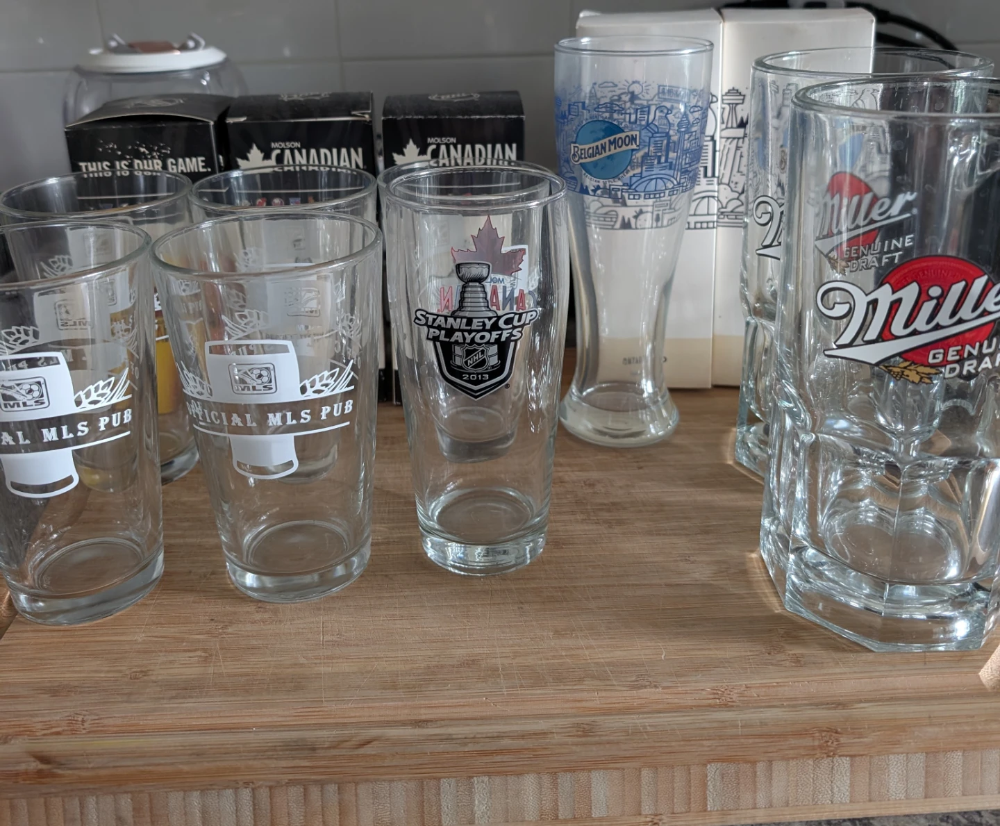 Collection of Assorted Beer Glasses