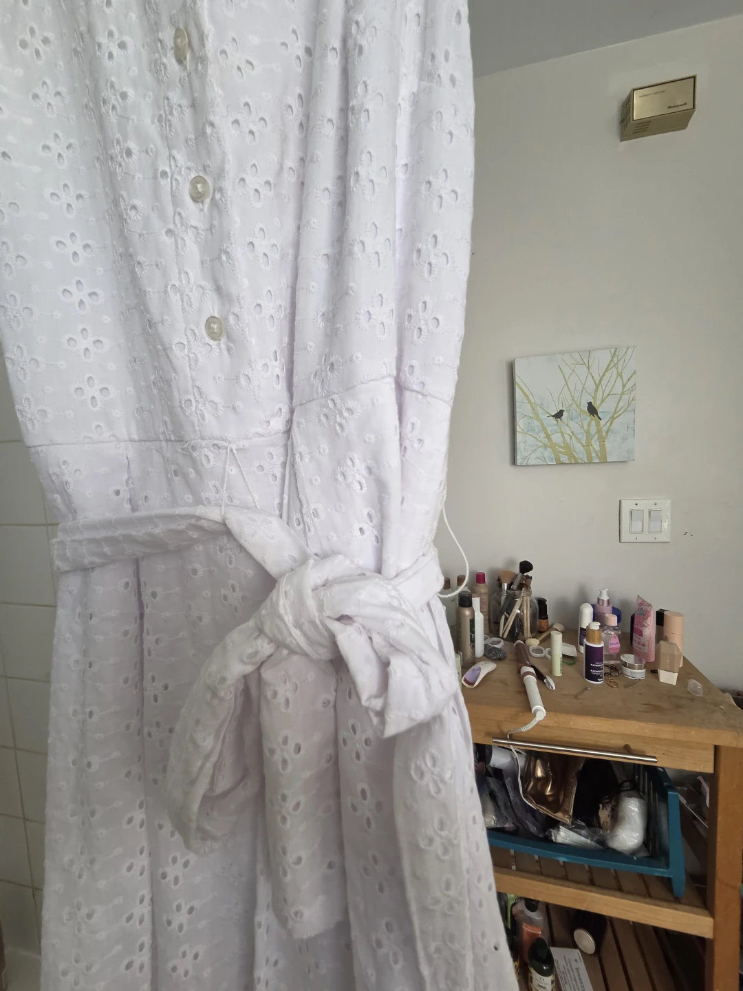 Tommy Hilfiger White Eyelet Shirt Dress - photo 3
