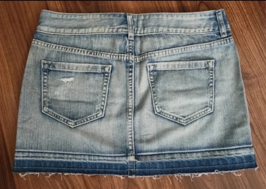 🏈Denim Mini Skirt - photo 2