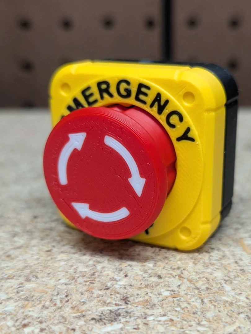 3D Printed Emergency Stop Mechanical Keyboard Switch