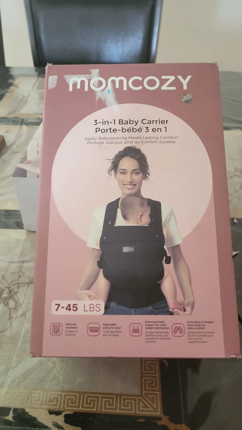 Brand new in box Momcozy 3-in-1 Baby Carrier (grey)