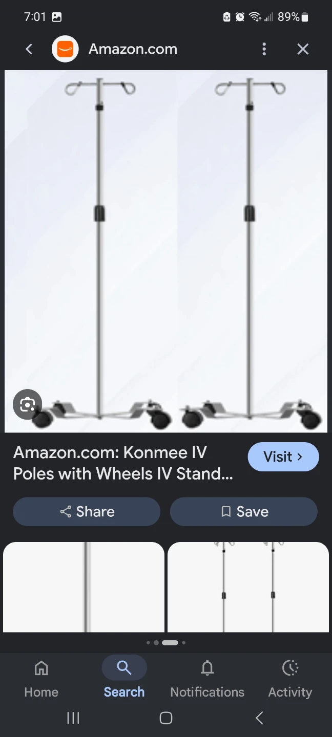 Konmee IV Pole Stand with Wheels brand new
