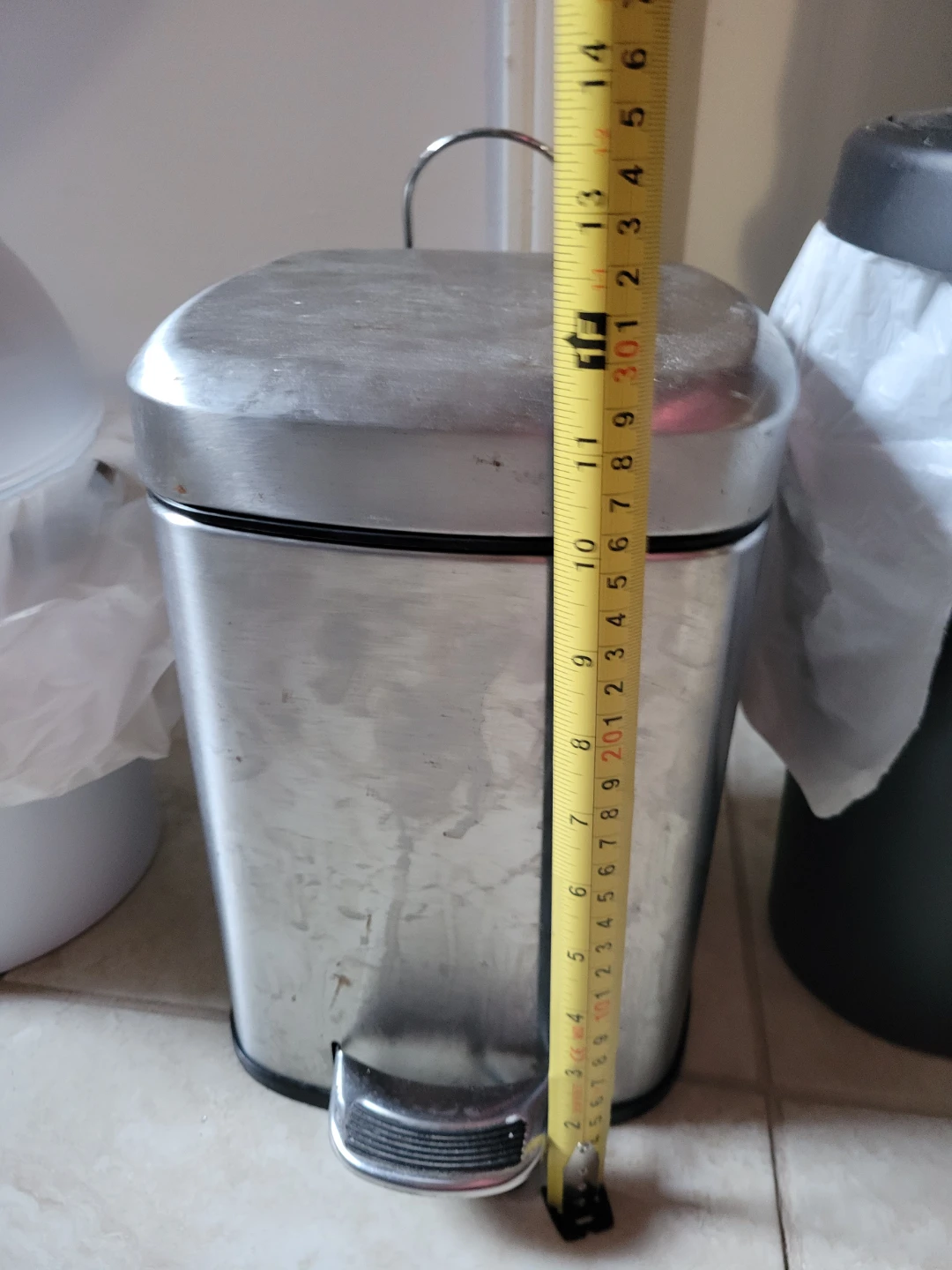 Stainless Steel Step Pedal Trash Can