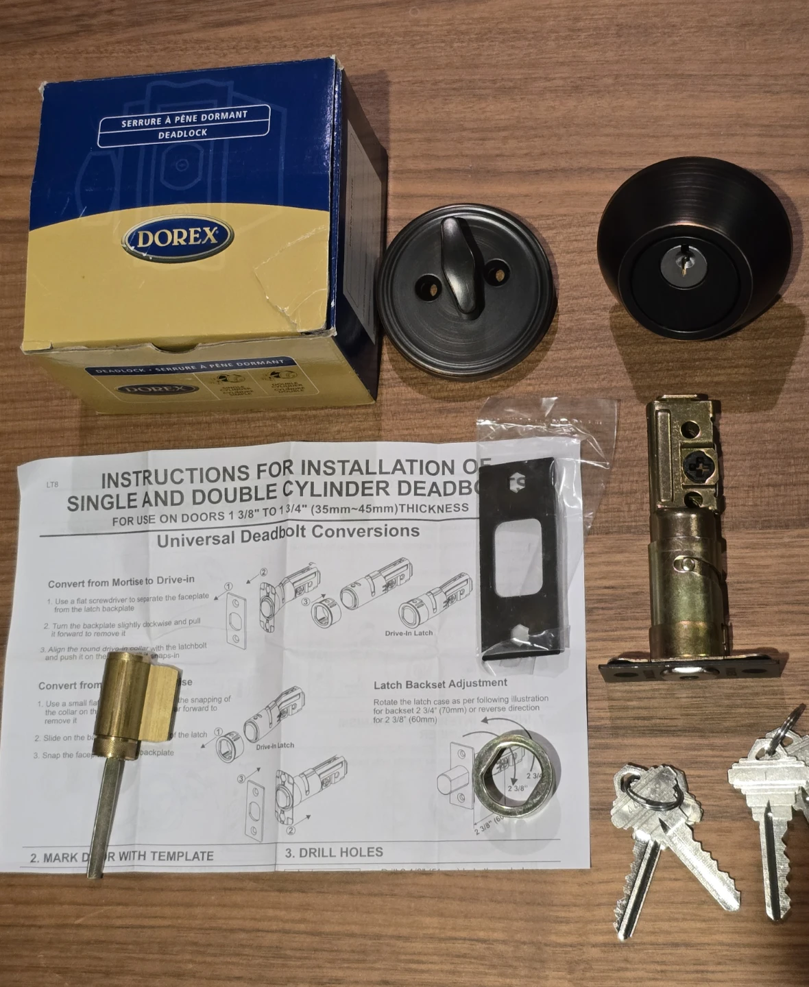 Dorex Signature Deadlock and Door Lever Set - photo 4