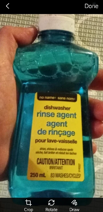 no name Dishwasher Rinse Agent