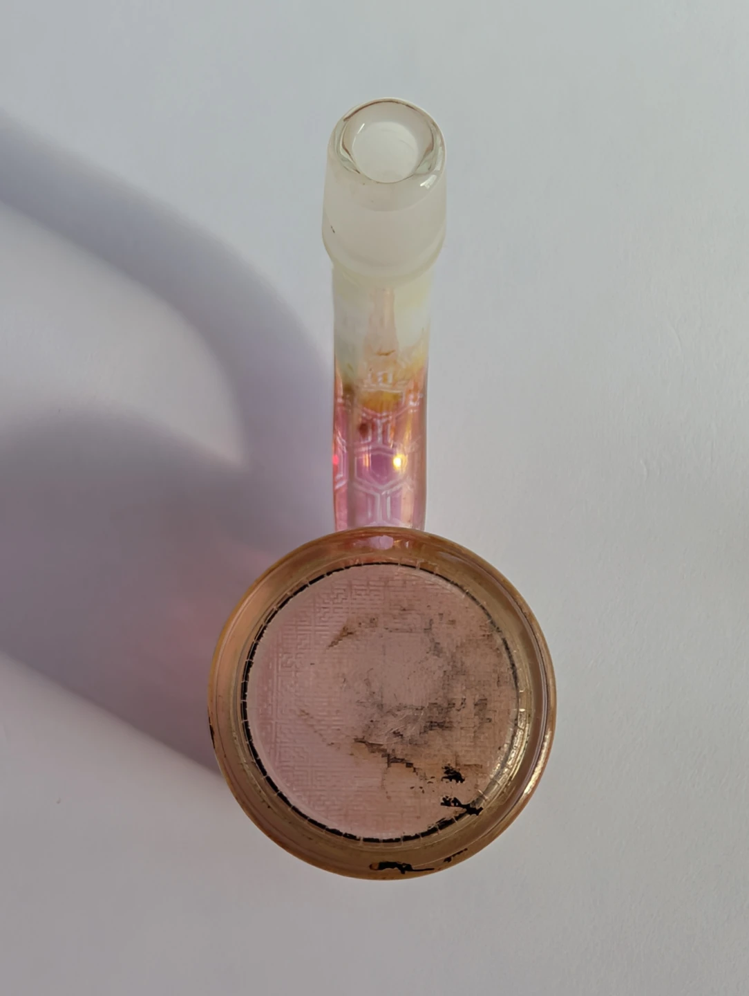 Honeybee Pattern Glass Quartz Banger - photo 3