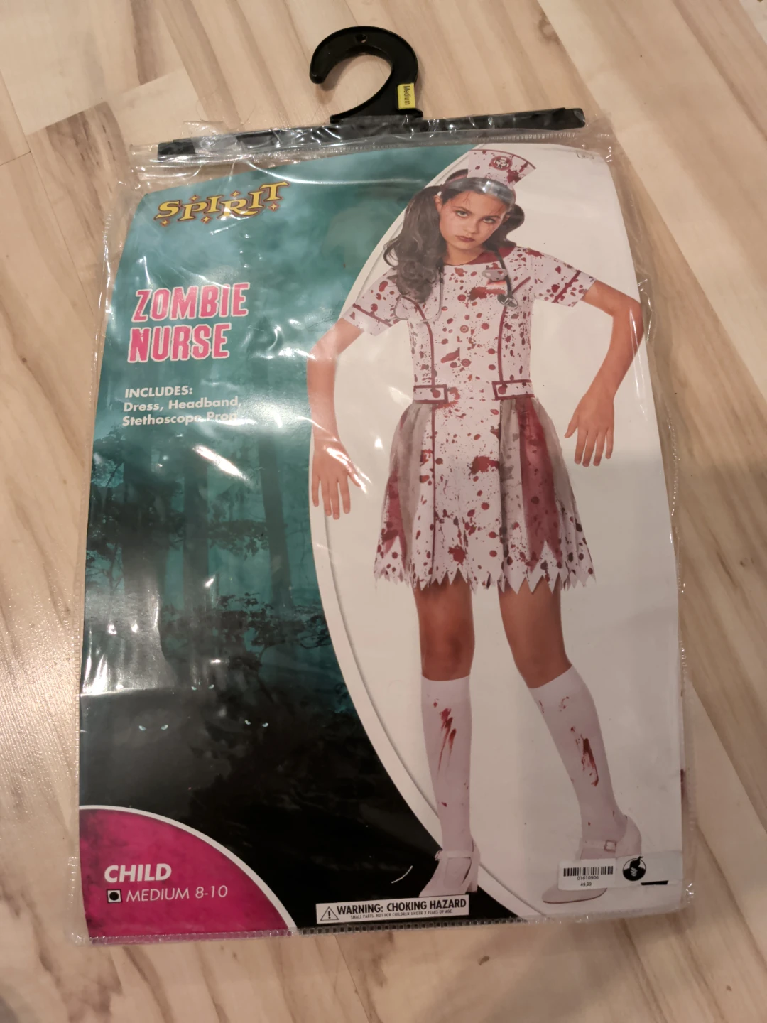 Zombie Nurse Costume Child