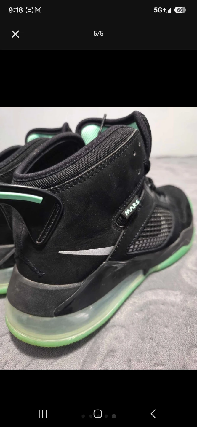 Nike Jordan Mars 270 Black and Green - photo 4