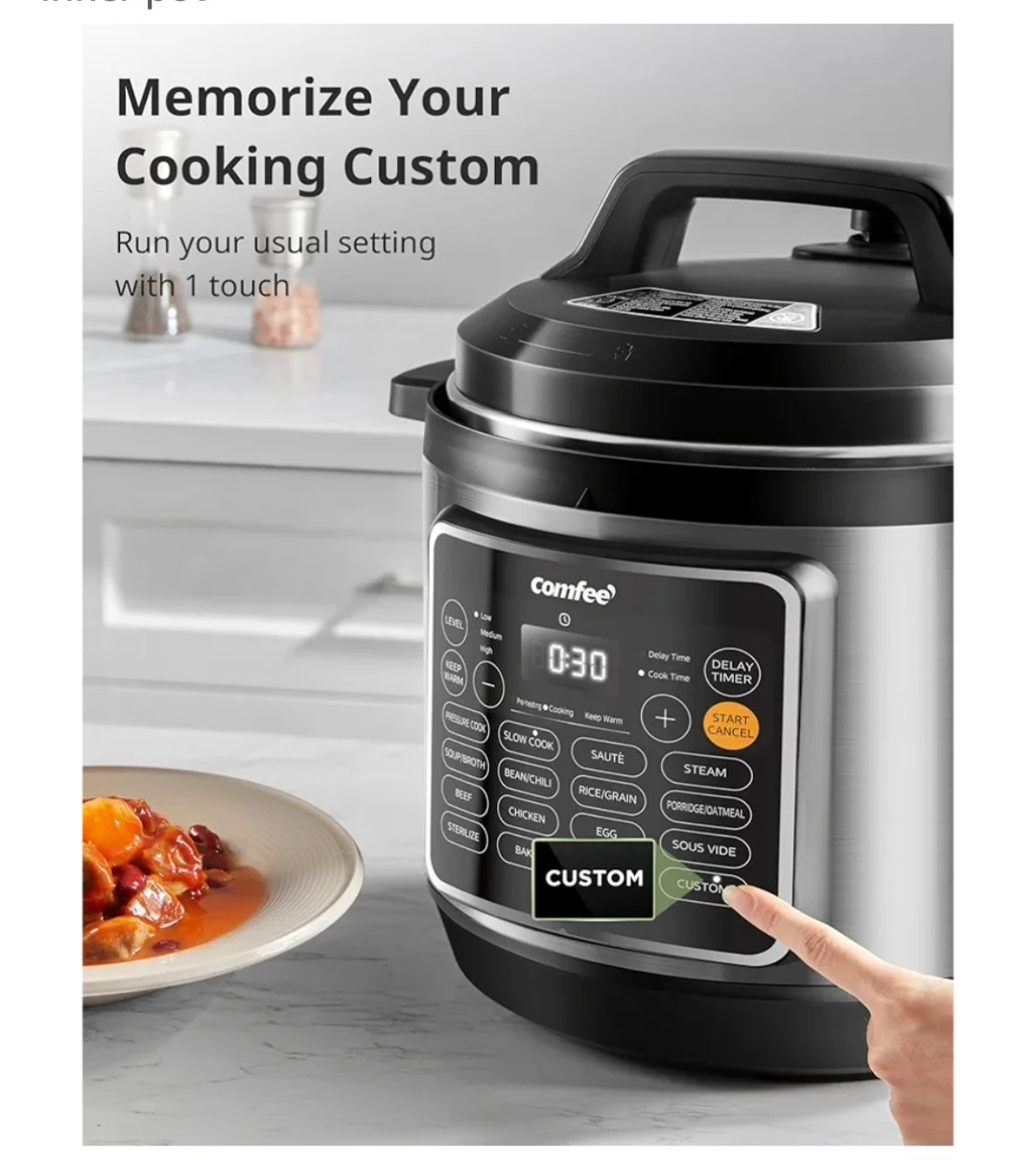 8 Q Comfee pressure cooker - photo 2