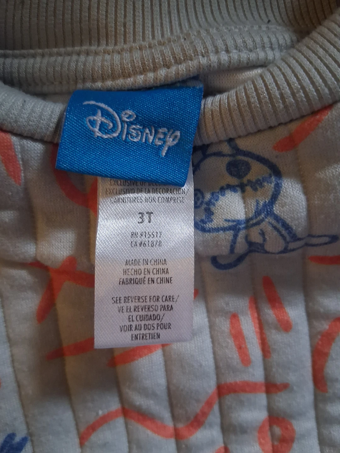 3T sweat pants and top, Disney 'Stitch' - photo 2