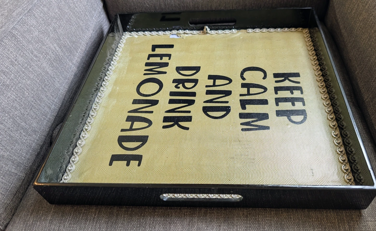 Keep Calm and Drink Lemonade Decorative Tray - photo 2