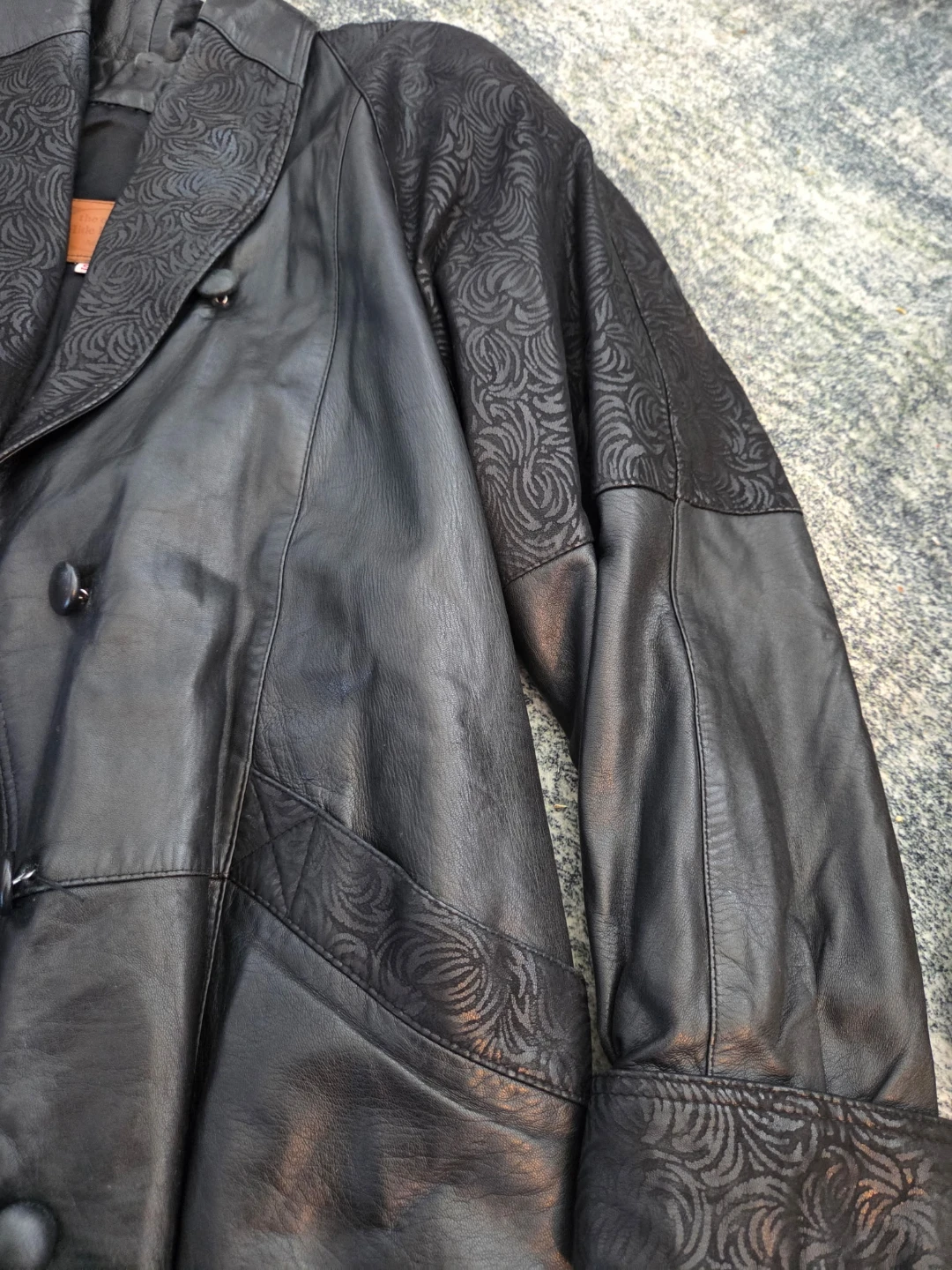 80s 90s Leather jacket !! - photo 2