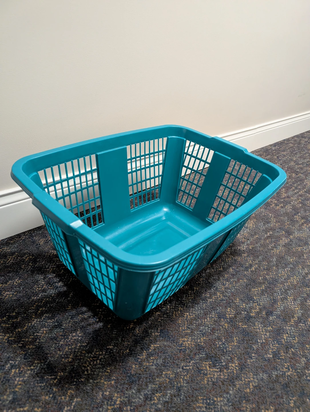 Gracious Living Teal Laundry Basket Storage Container - photo 2