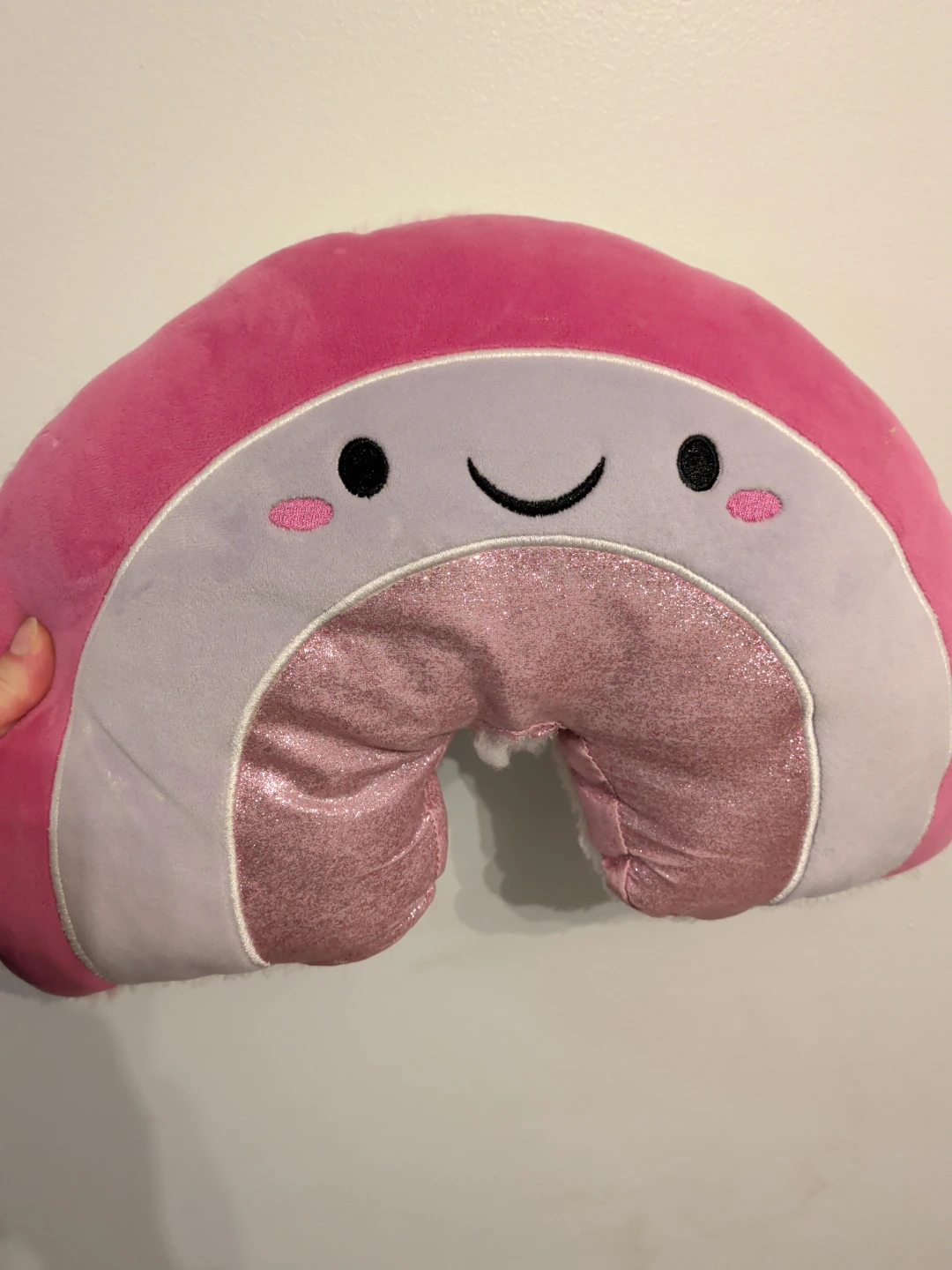 Pink Rainbow Plush Pillow 🏈