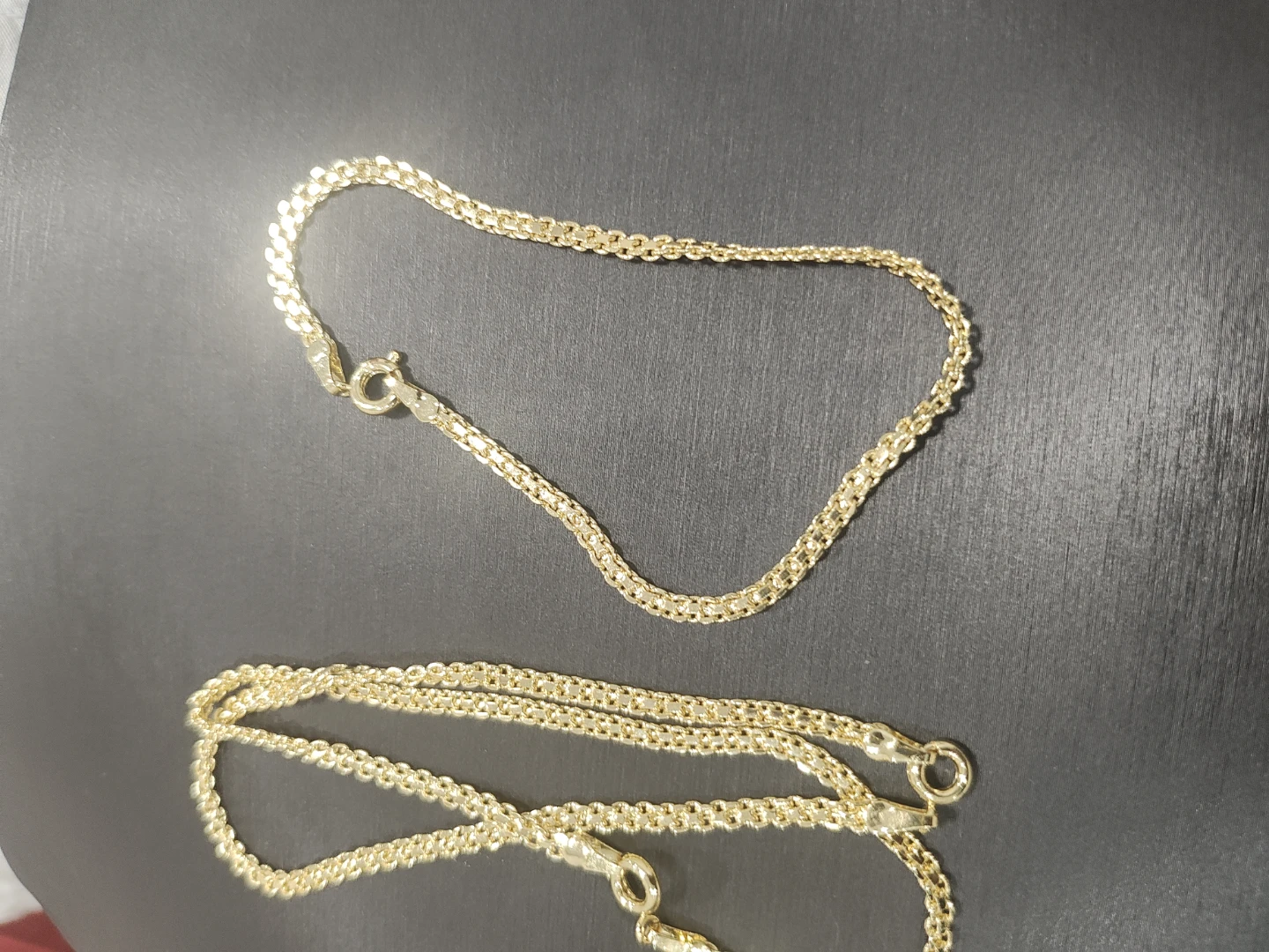 Gold tone chain necklace - photo 5