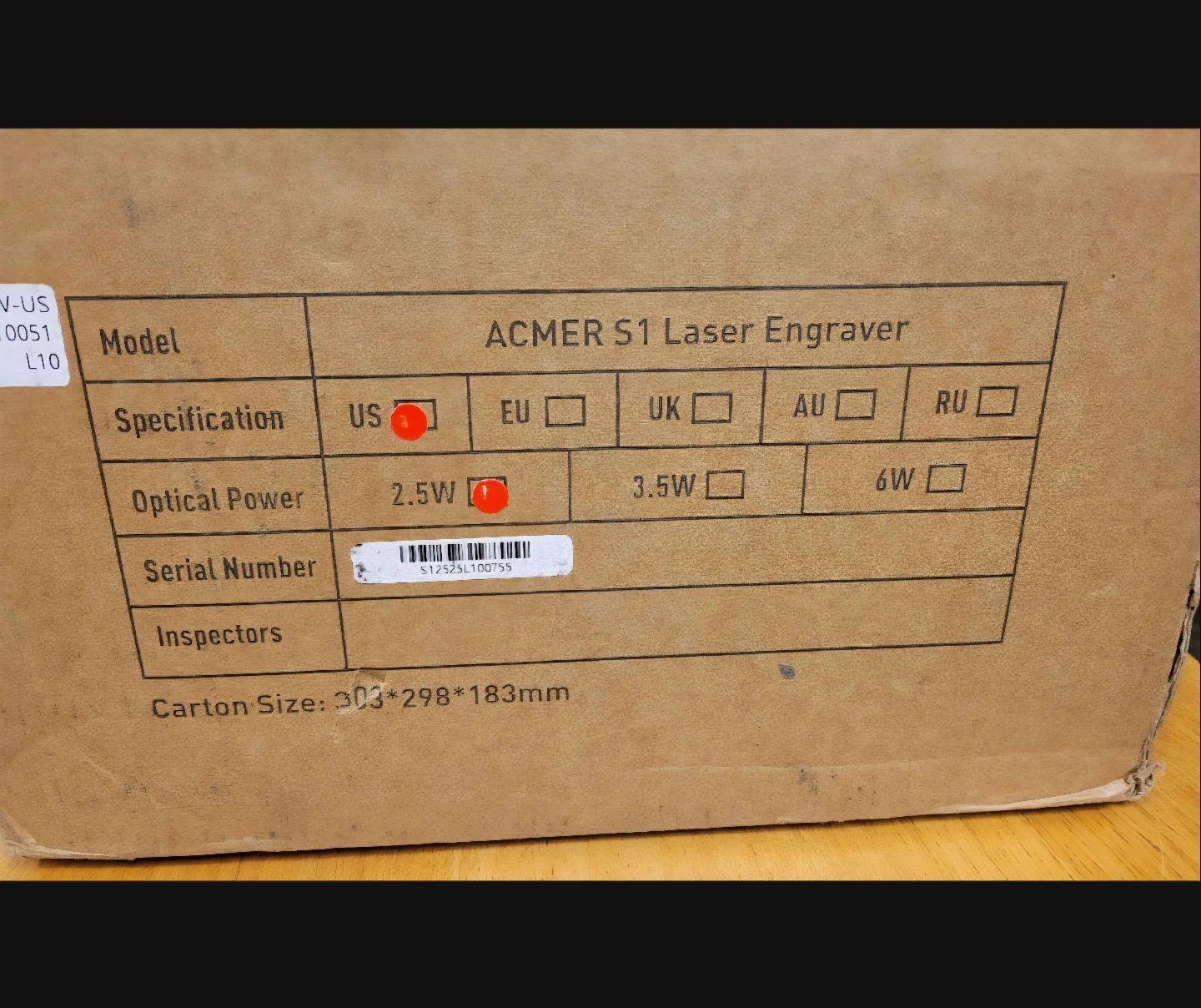 ACMER S1 2.5W Computerized Laser Engraver Machine for Wood - photo 3