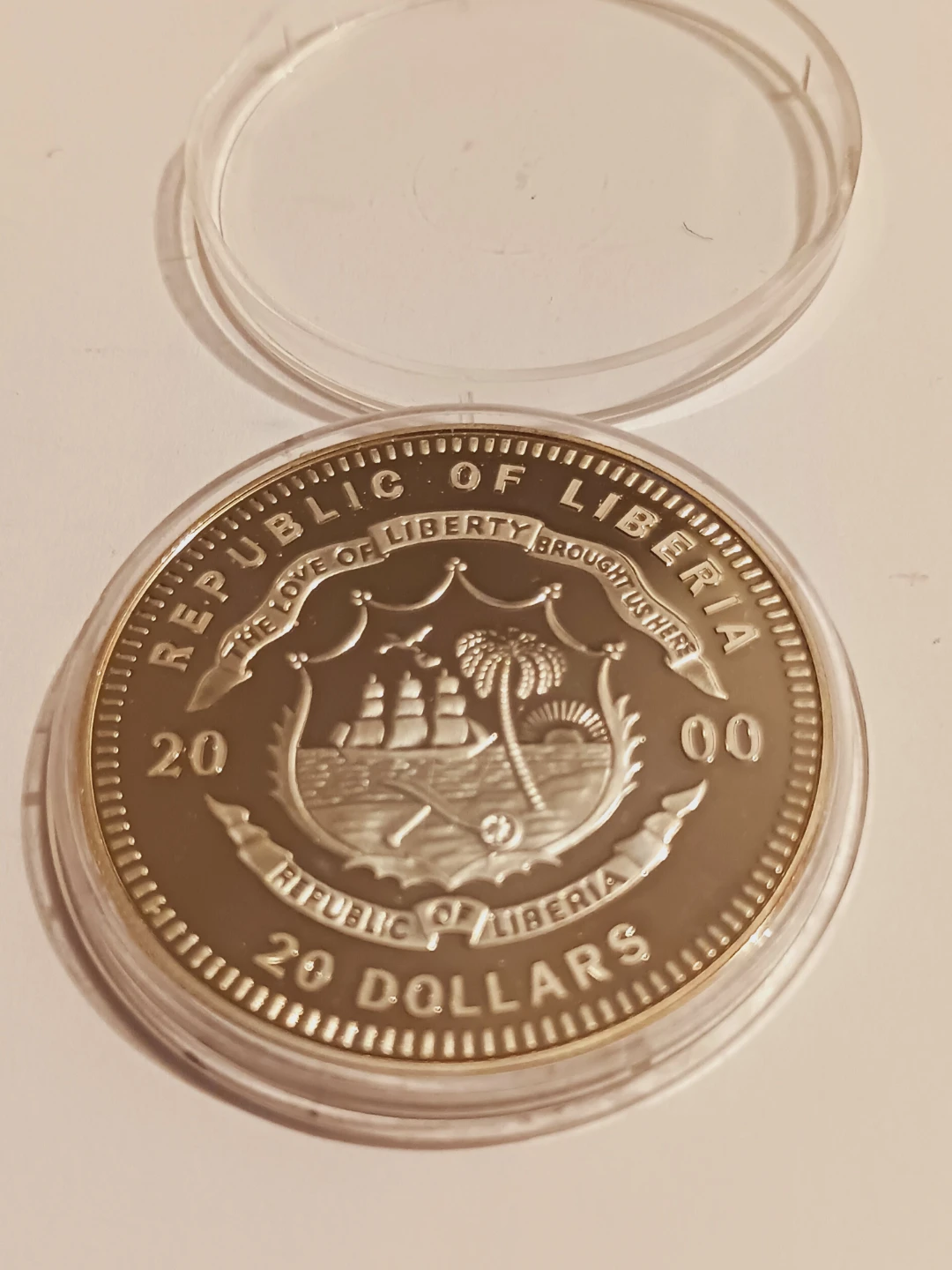 2000 Republic of Liberia 20 Dollars George G. Meade Coin - photo 4