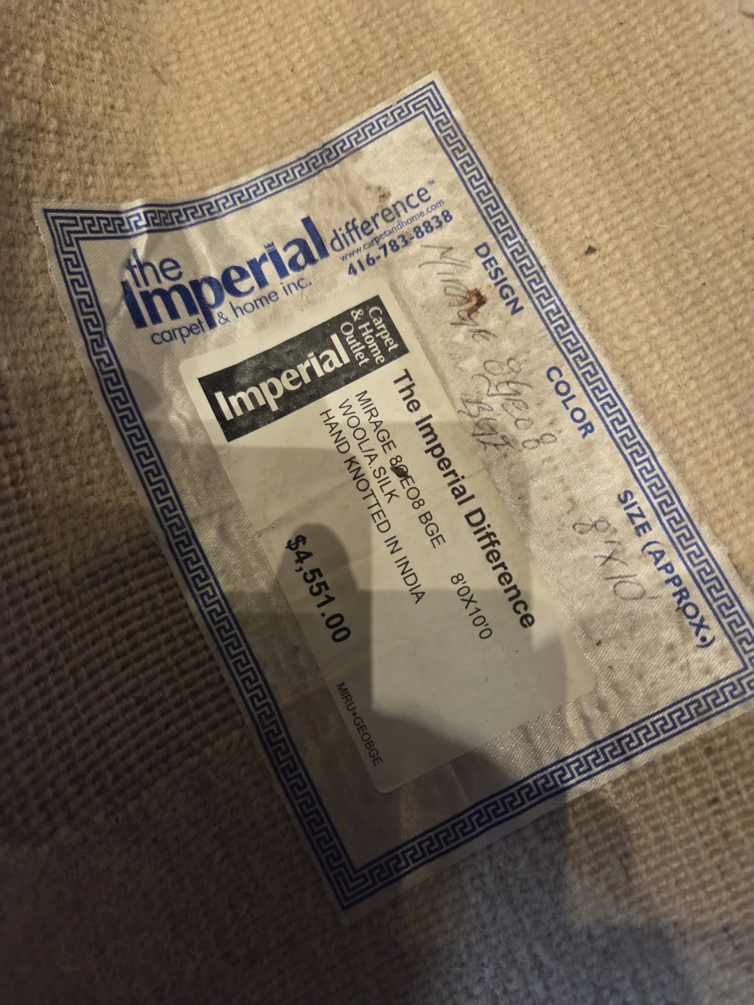 Imperial Carpet Mirage Hand-Knotted Wool and Silk Rug - photo 2