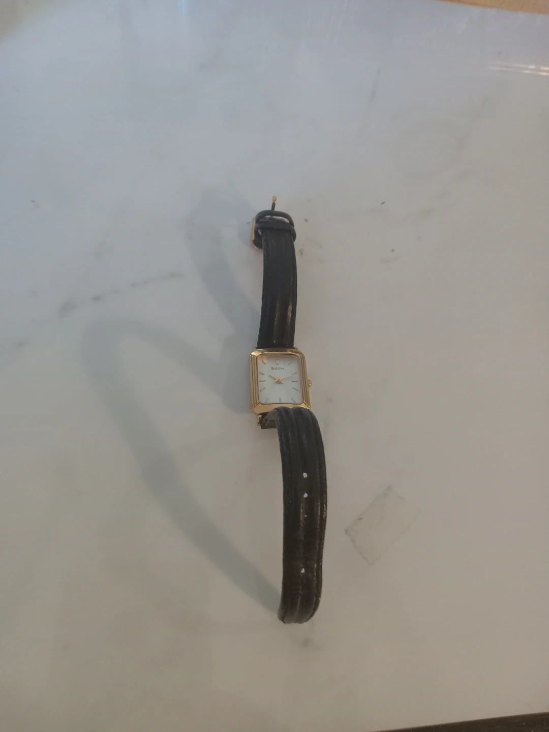 Bulova Gold-Tone Rectangular Watch - photo 5
