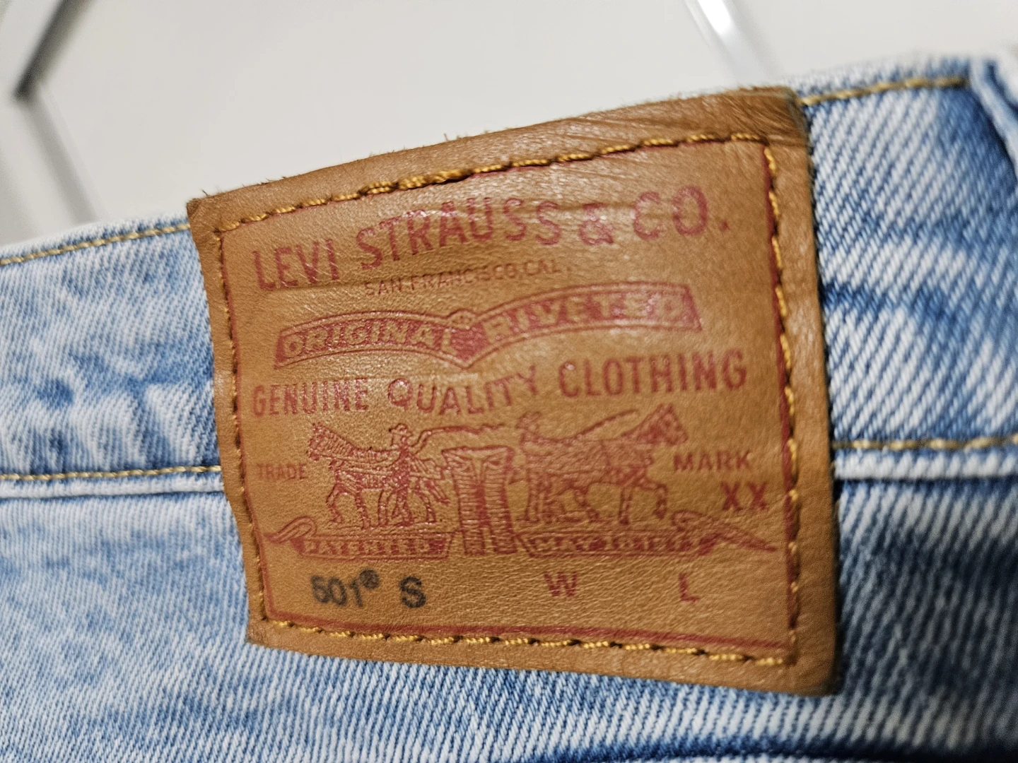 Levi's 501 Light Wash Jeans - photo 5
