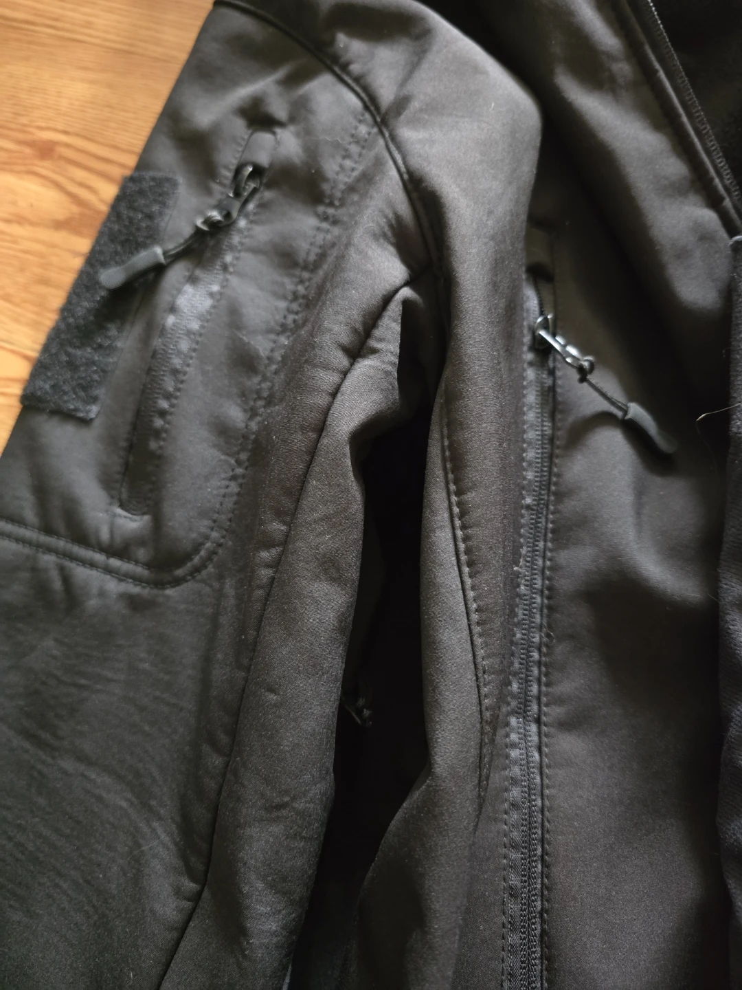 Black Softshell Shark Jacket with Fleece Lining - photo 3