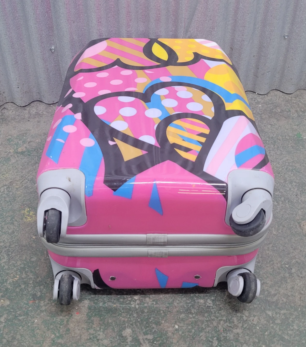 Colorful Pop Art Pattern Carry-On Suitcase - photo 3