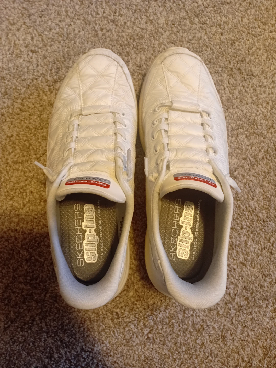 Skechers Slip-ins White Sneakers