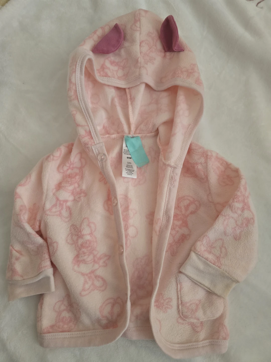 Baby Minnie Mouse Fleece Hoodie
