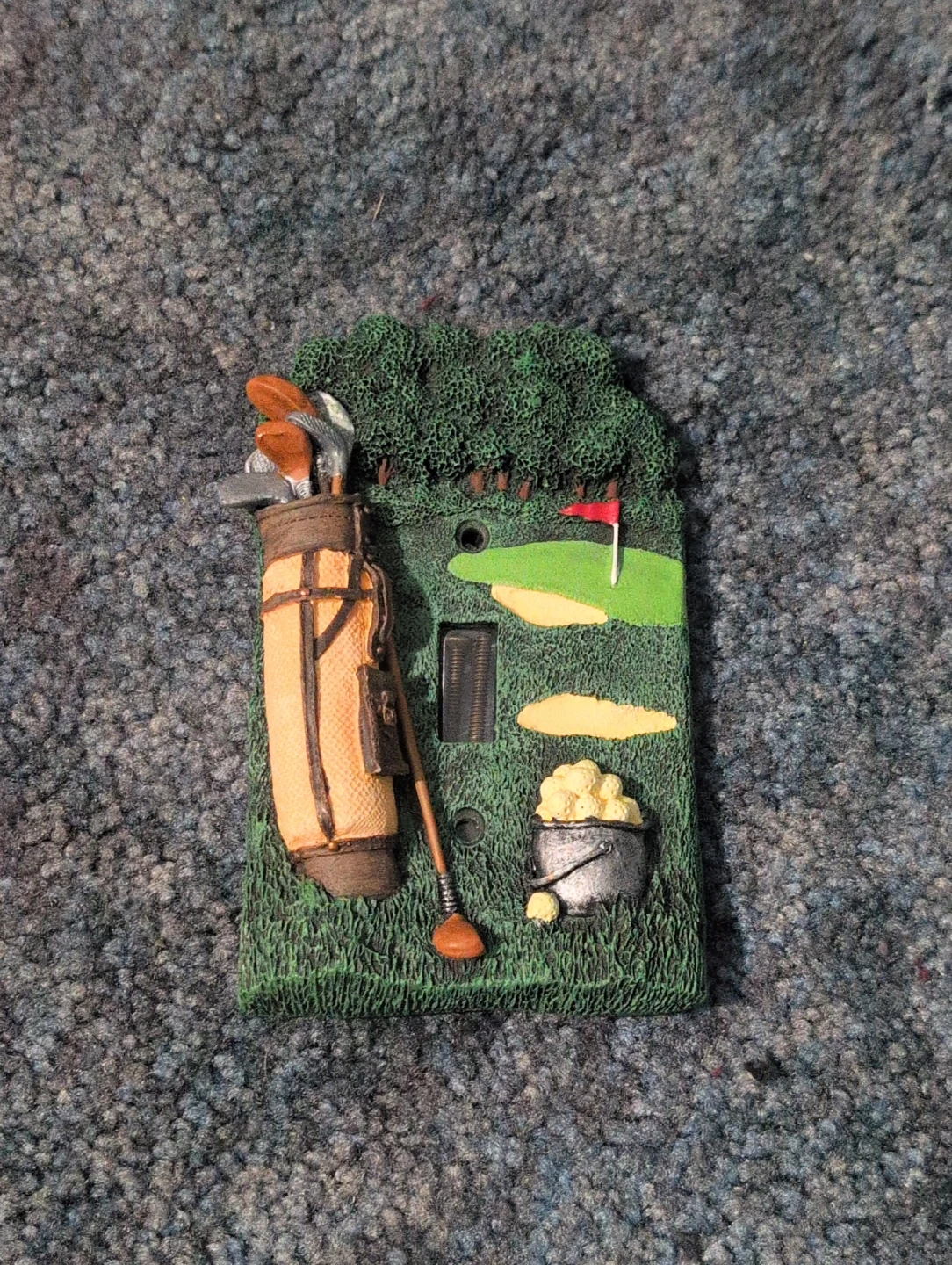 Golf Themed Light Switch Cover