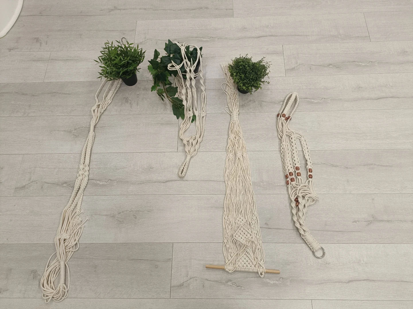 Macrame Plant Hanger Set