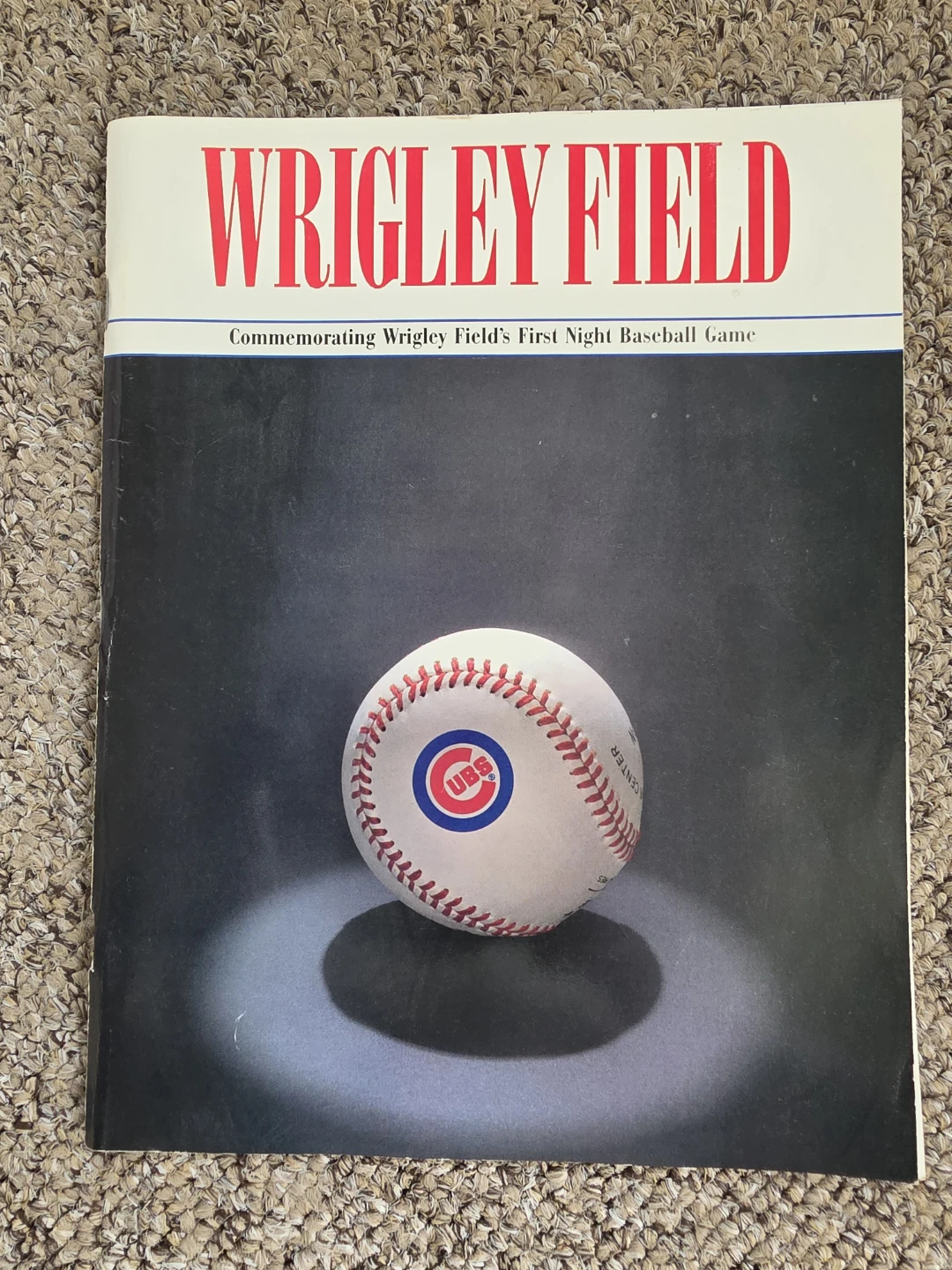 Wrigley Field First Night Game Commemorative Program