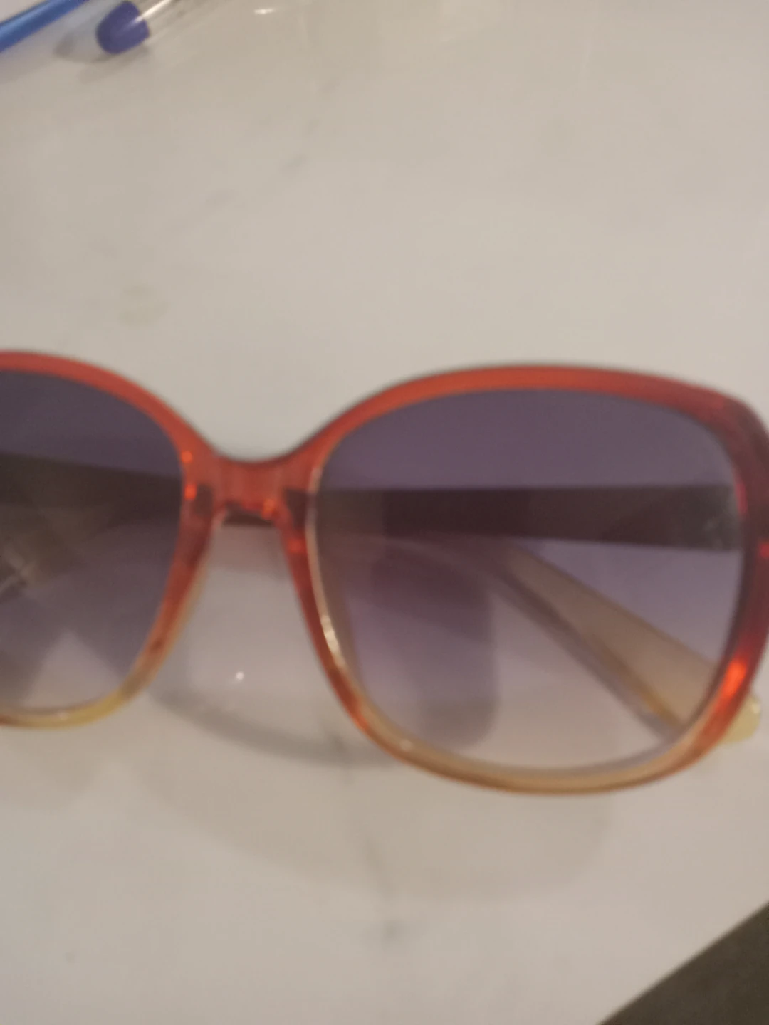Red and Yellow Gradient Sunglasses - photo 2
