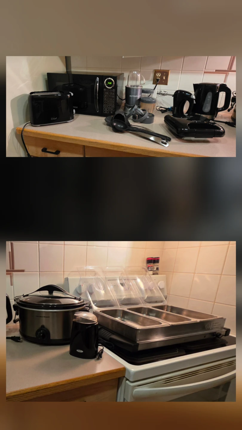 Instant Kitchen Setup: 10-Piece Appliance Bundle with Microwave