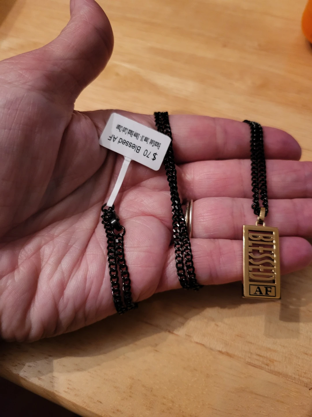 Brand New Villains Blessed AF Necklace