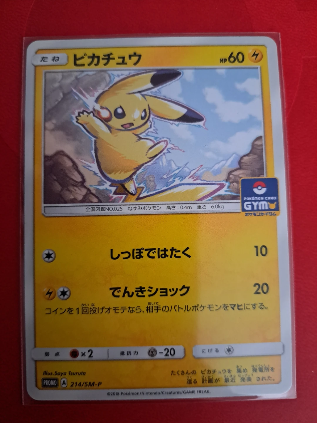 Pikachu Sun and Moon JP Promo 214
