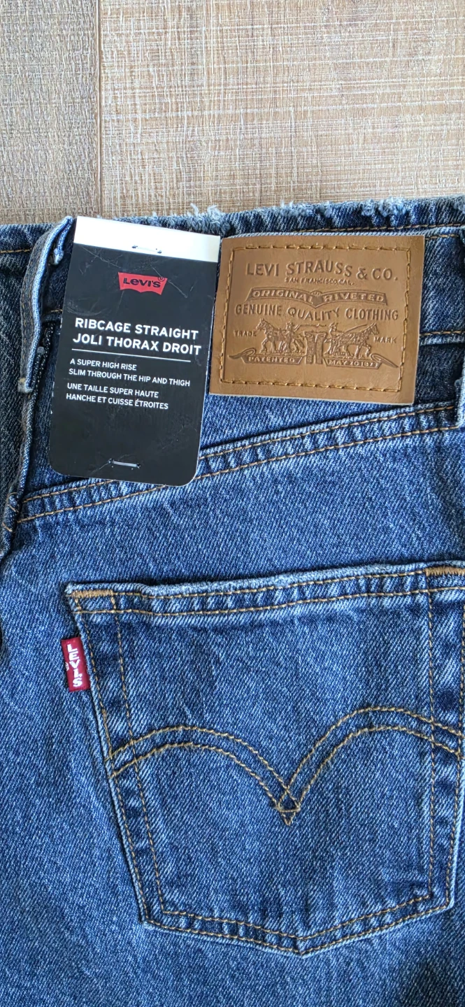 Levi's Ribcage Straight Ankle Jeans - Size 24 - photo 2