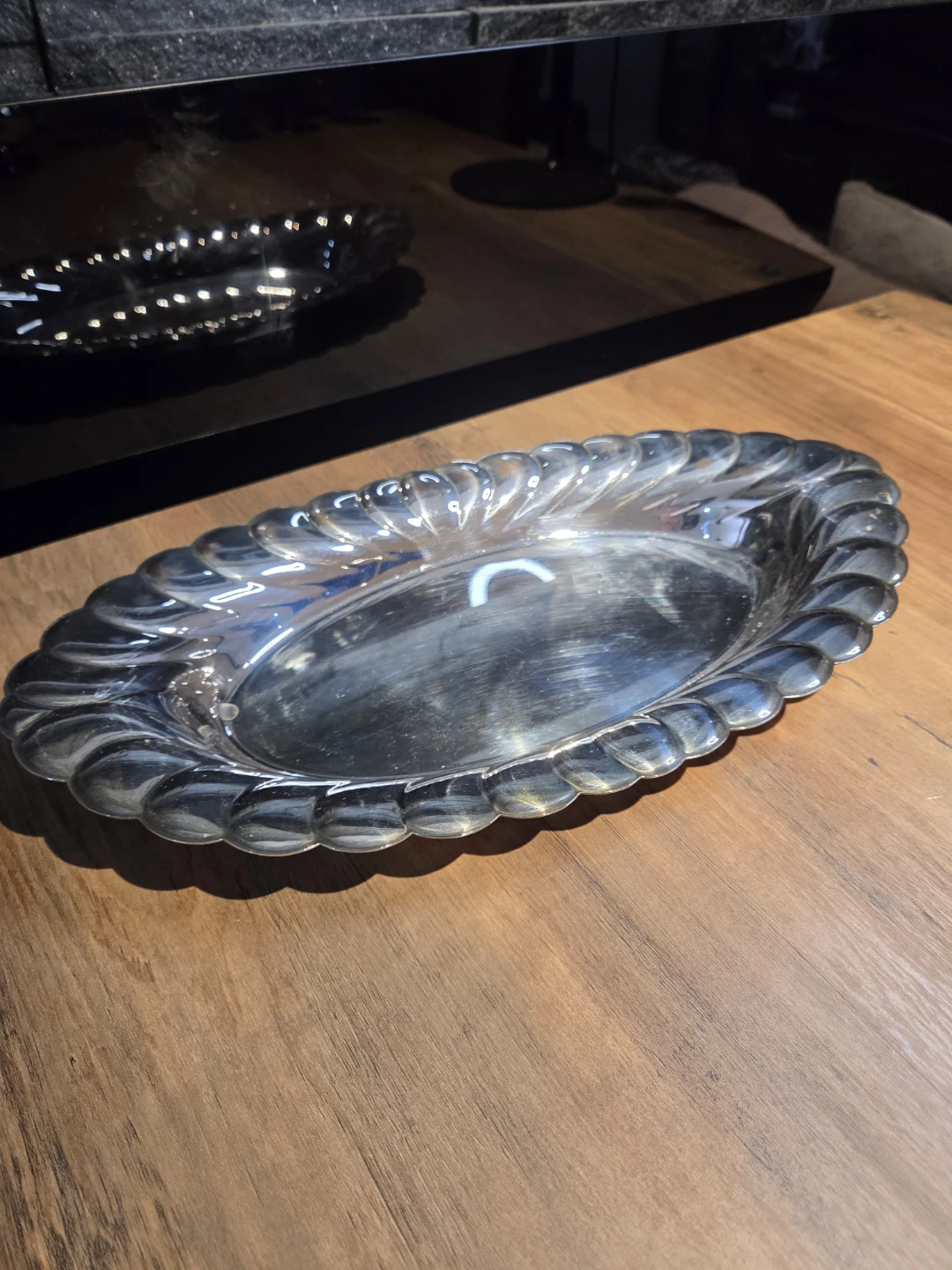 Vintage Waverly Wm Rogers Silverplate Serving Tray