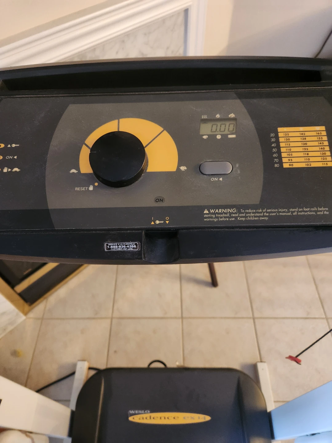 Weslo Cadence EX 14 Treadmill