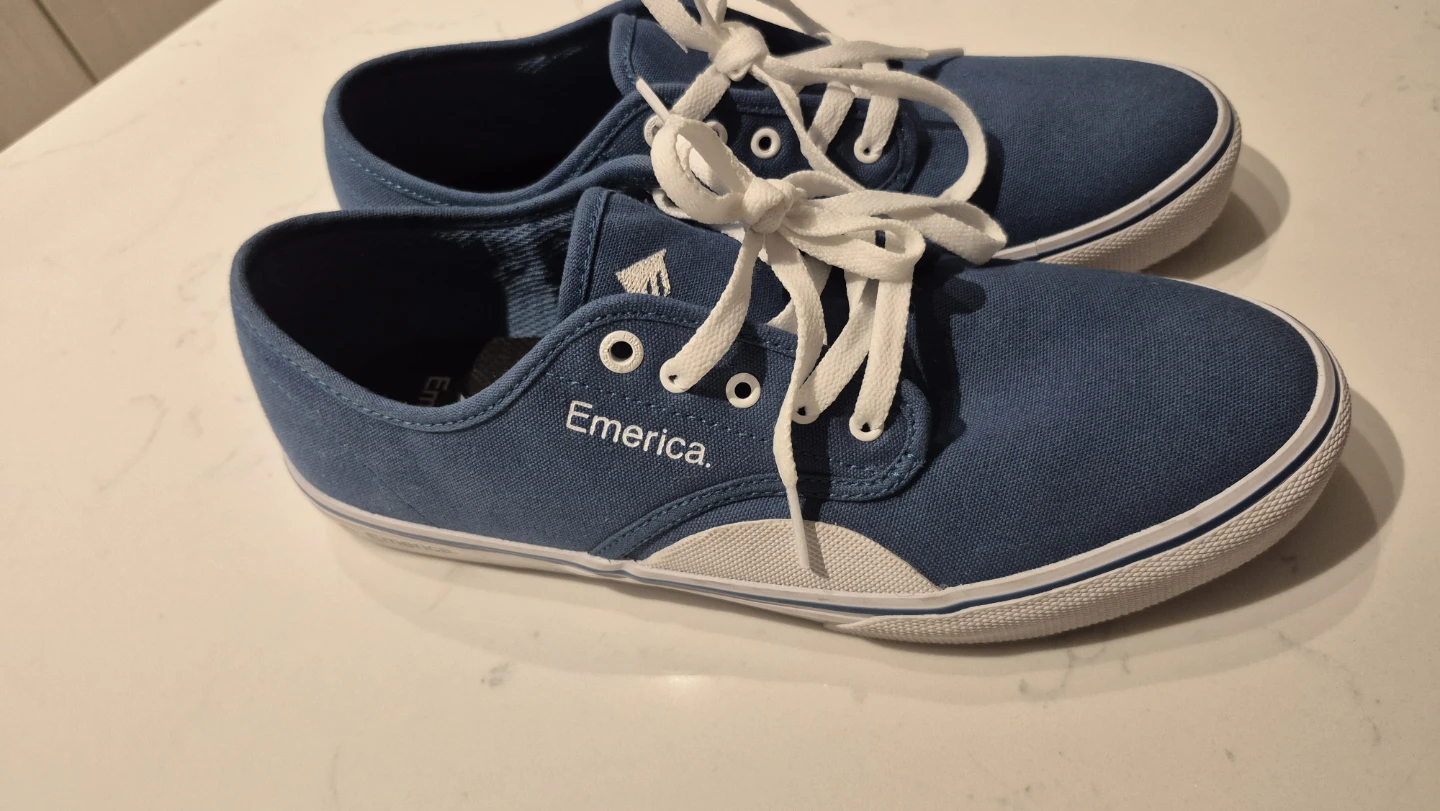 Emerica Blue Skate Shoes – Classic Casual Sneakers
