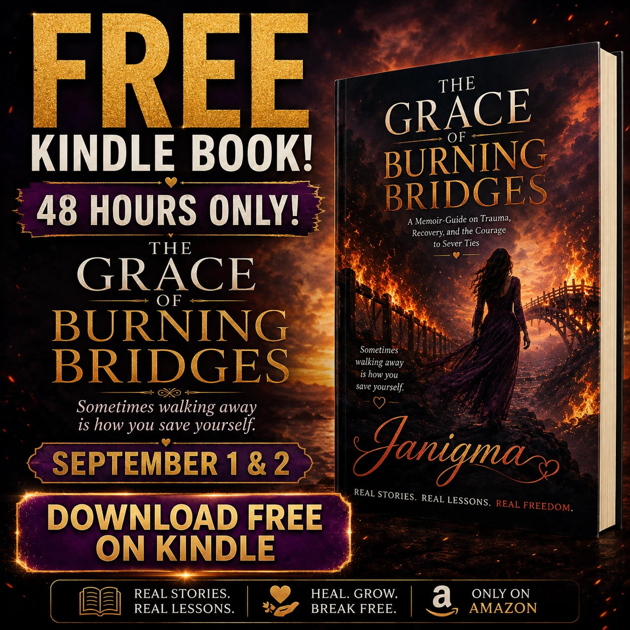 The Grace of Burning Bridges Memoir-Guide